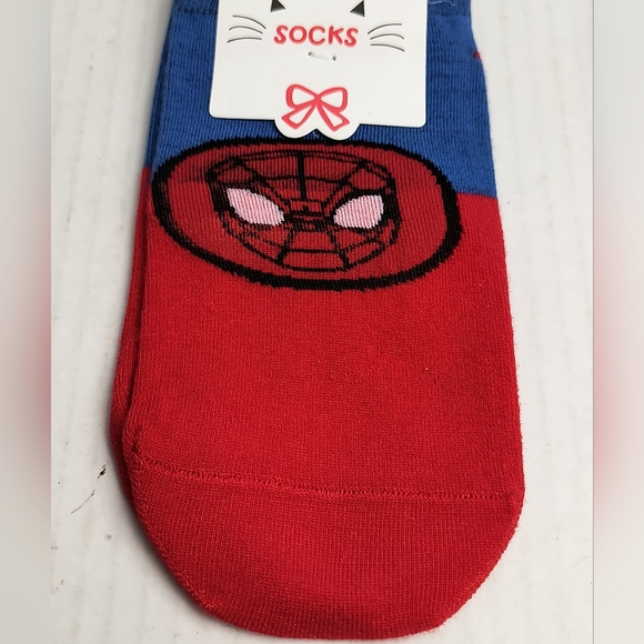 Inspired Sports Ankle Socks Kids Novelty Red/Blue - Picture 3 of 3